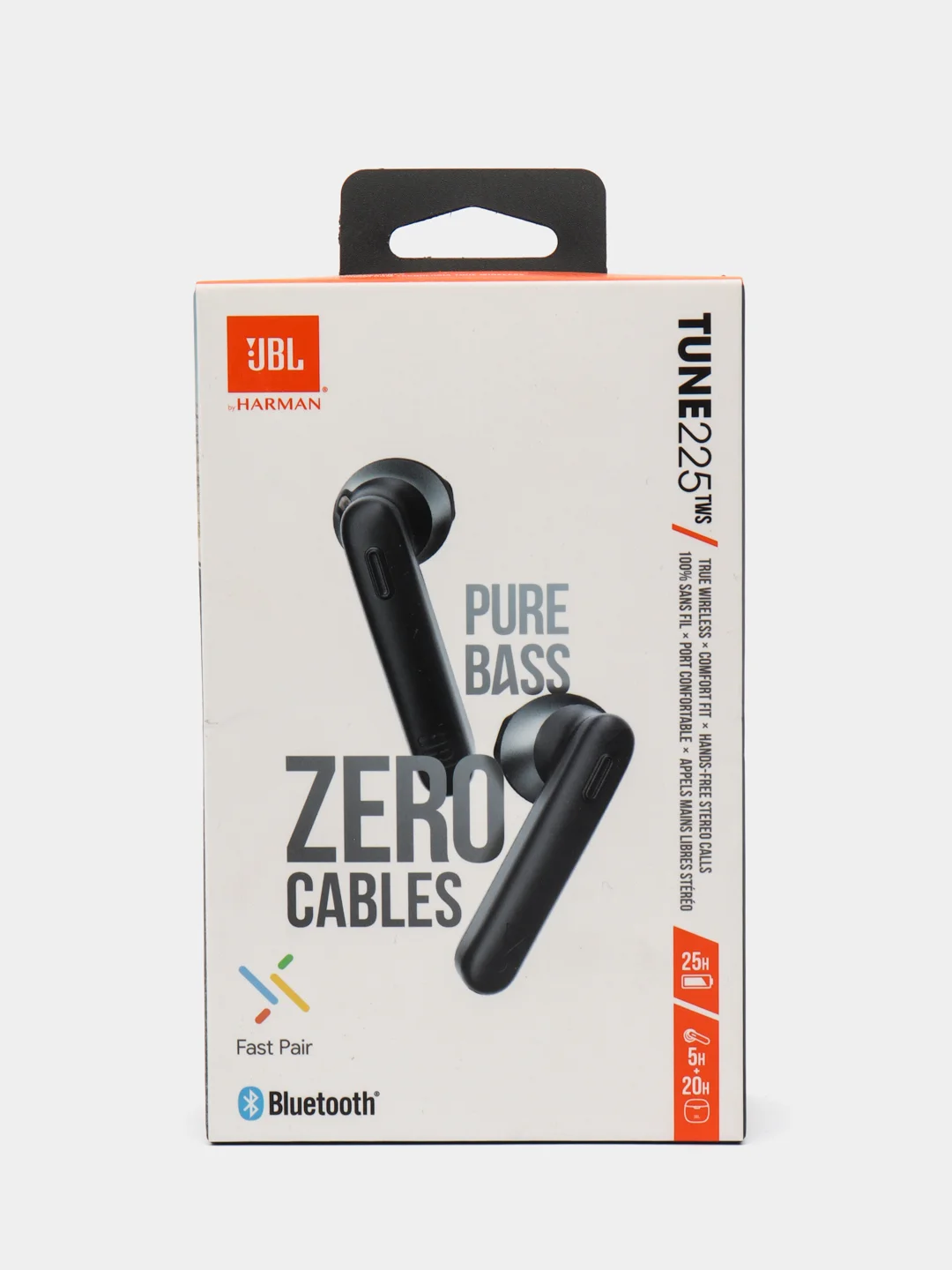 Черный беспроводные наушники JBL Tune 225 TWS