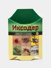 Средство для обработки территории от клещей и вредных насекомых "Иксодер", флакон, 25 мл
