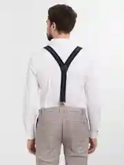 Приглушённый хаки подтяжки мужские, стандарт