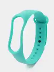 Бирюзовый силиконовый ремешок для Xiaomi Mi Band 5/6/7 ксяоми ми бэнд