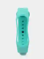 Белый силиконовый ремешок для Xiaomi Mi Band 5/6/7 ксяоми ми бэнд