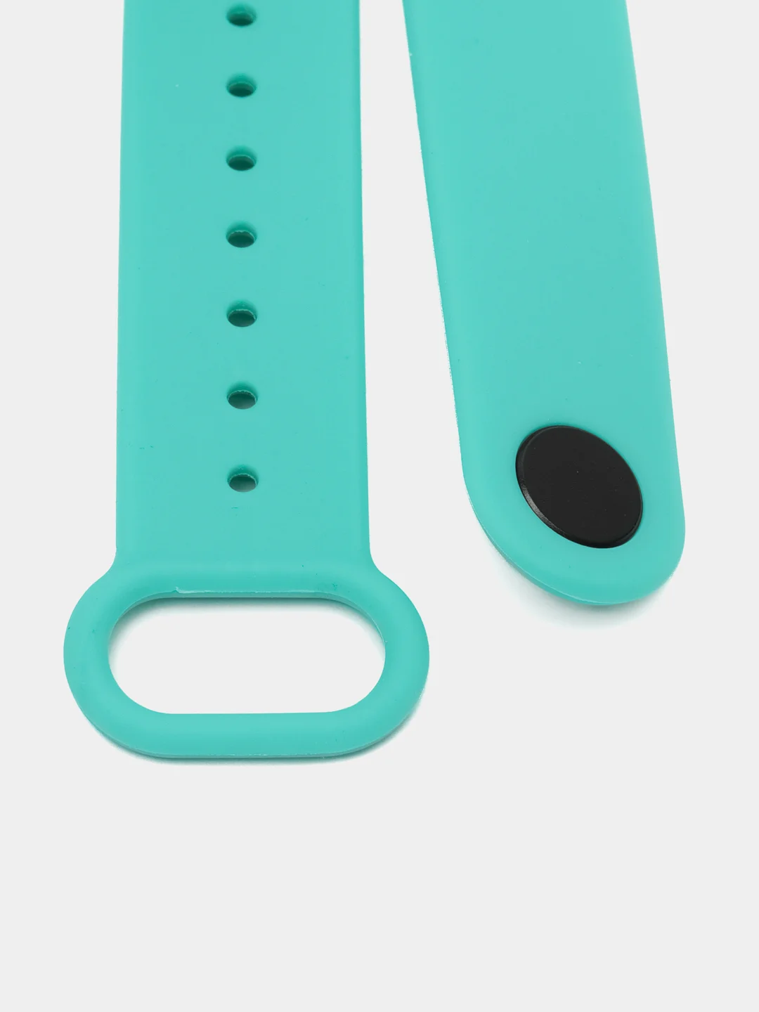Белый силиконовый ремешок для Xiaomi Mi Band 5/6/7 ксяоми ми бэнд