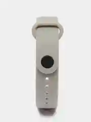 Серый силиконовый ремешок для Xiaomi Mi Band 5/6/7 ксяоми ми бэнд