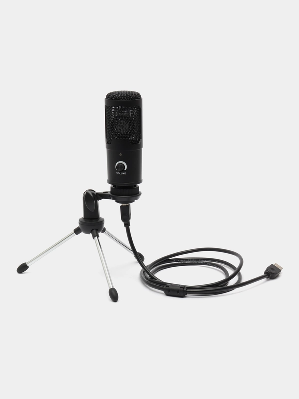 Микрофон BM 85 со стойкой, студийный USB настольный конденсаторный БМ-85 с держателем
