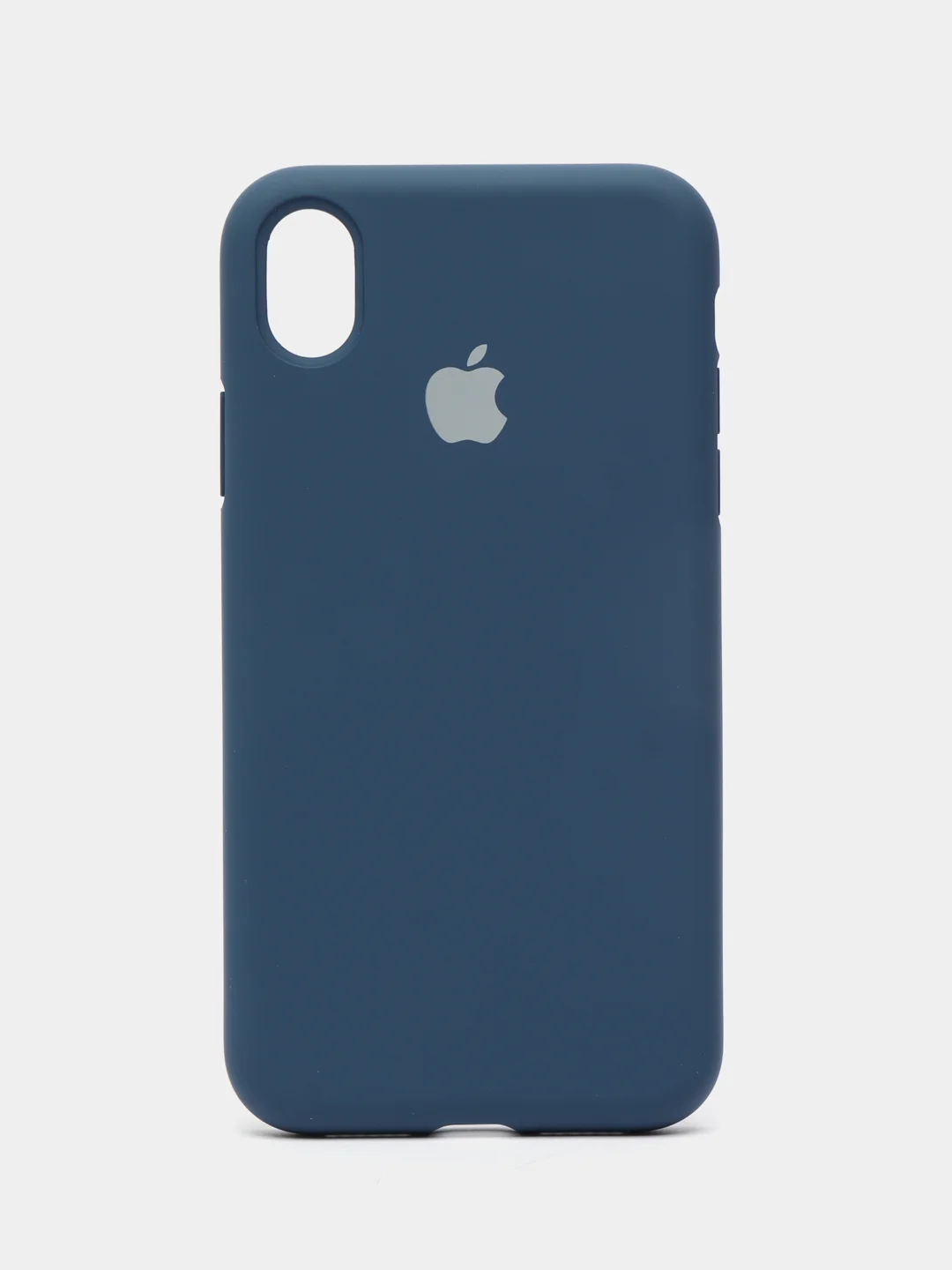 Синий меланж чехол для iPhone XR (Silicone Case)
