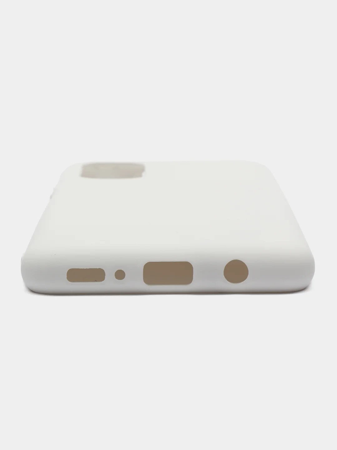 Белый чехол Silicone Case для Samsung M31S