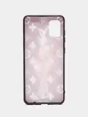 Вишнёвый чехол для Samsung A31, с рисунком