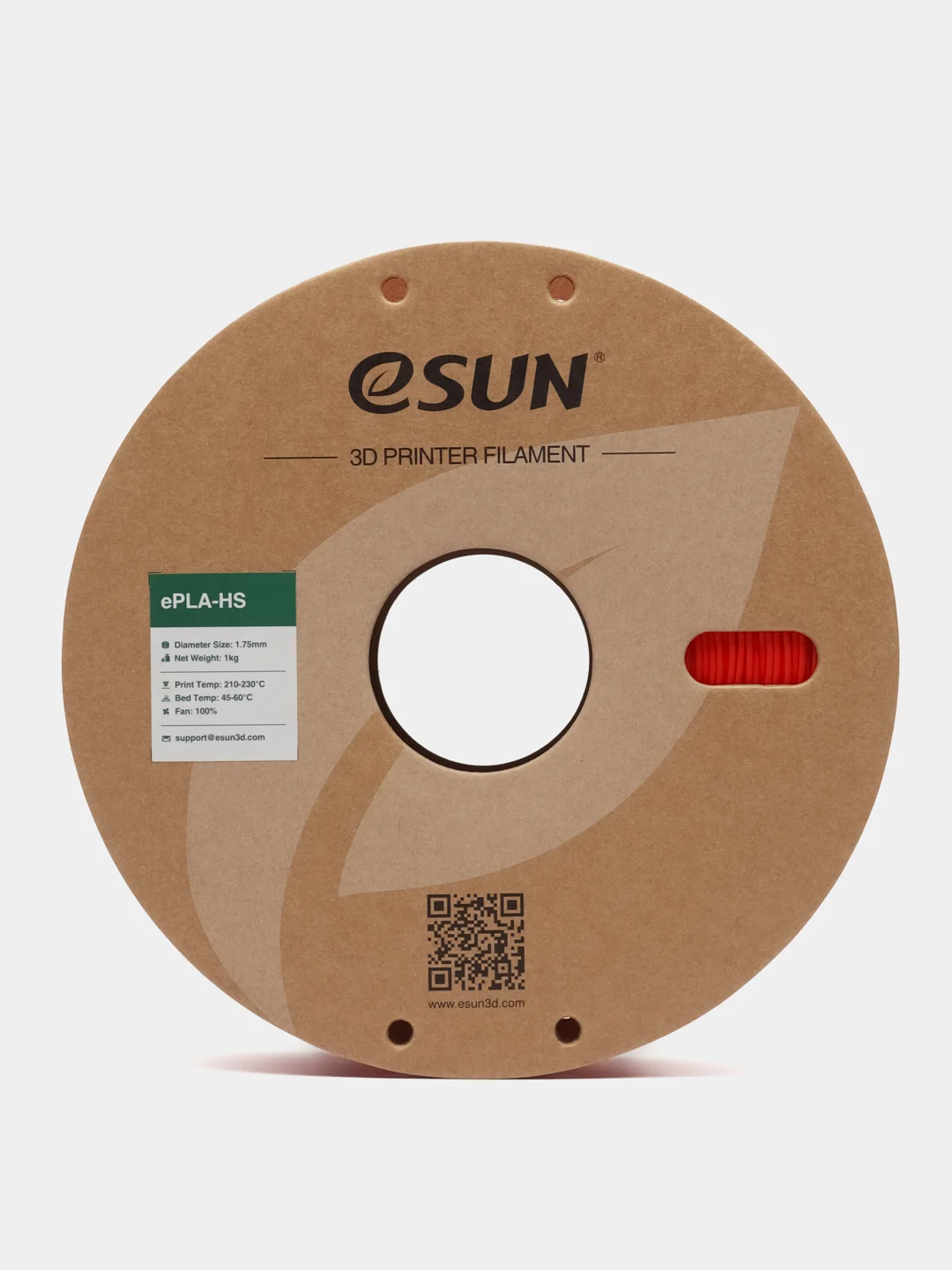 Красный высокоскоростной пластик eSUN PLA-HS High Speed 1kg
