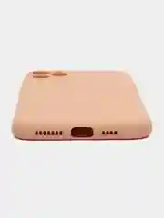 Пудровый чехол для IPhone 11 Pro Max однотонный силиконовый с защитой камеры