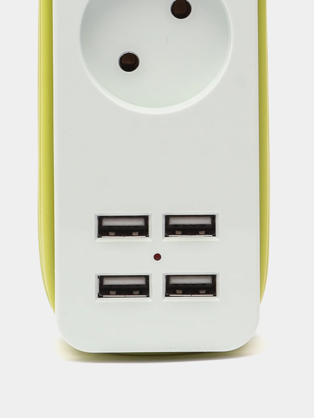 Белый удлинитель разветвитель сетевой фильтр электрический 4 USB