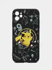 Серый чехол силиконовый Pokemon "Пикачу" для iPhone 7/8 Plus/XS/XR/SE Max/11/12 Pro Max/13
