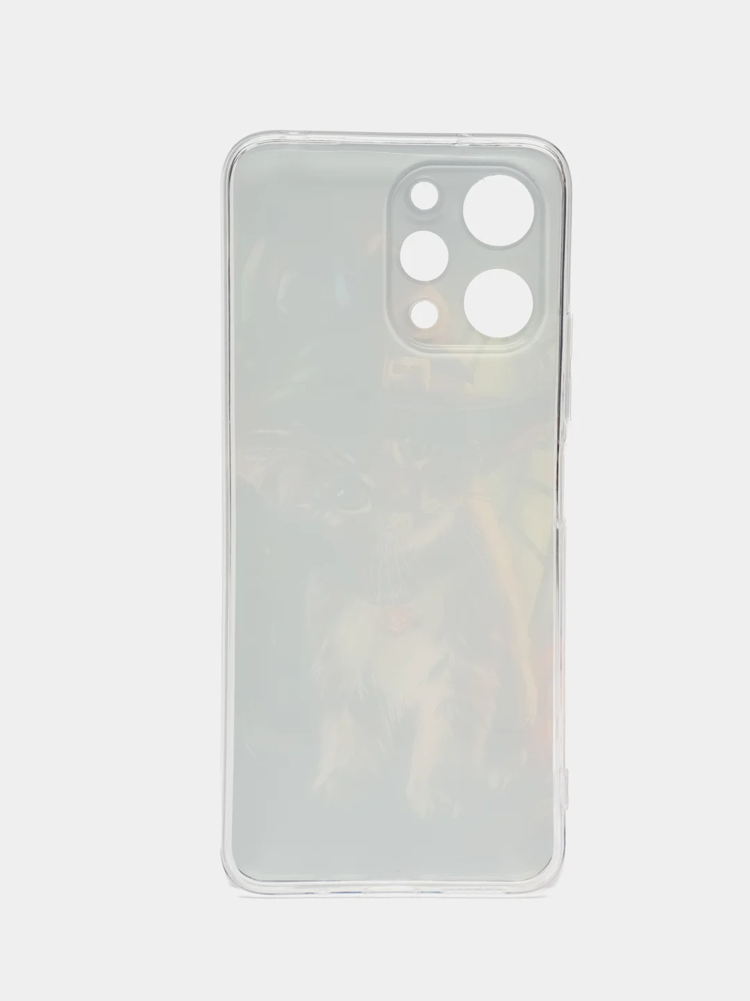 Медный силиконовый чехол на Xiaomi Redmi 12 (Редми 12), прозрачный, с рисунком, защита камеры