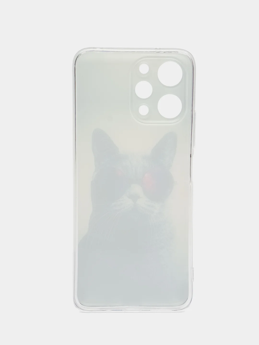 Синий меланж силиконовый чехол на Xiaomi Redmi 12 (Редми 12), прозрачный, с рисунком, защита камеры