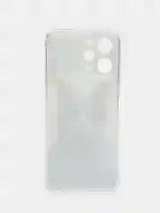 Синий меланж силиконовый чехол на Xiaomi Redmi 12 (Редми 12), прозрачный, с рисунком, защита камеры