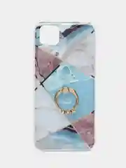 Лазурный силиконовый чехол с рисунком для Huawei Honor 9S/Huawei Y5p с кольцом держателем