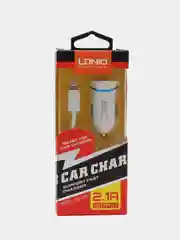 АЗУ LDNIO (DL-C12) 2.1A + кабель USB Lightning