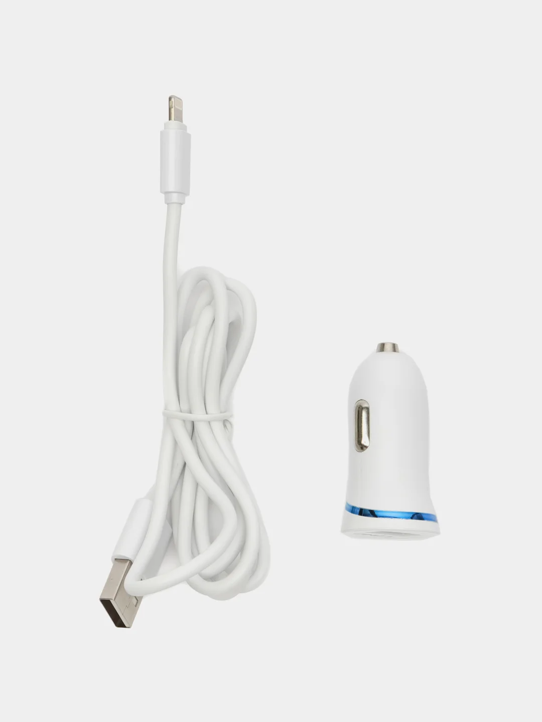 АЗУ LDNIO (DL-C12) 2.1A + кабель USB Lightning