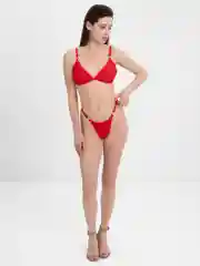 Красный купальник женский раздельный