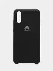 Черный чехол Silicone Case для Huawei P20