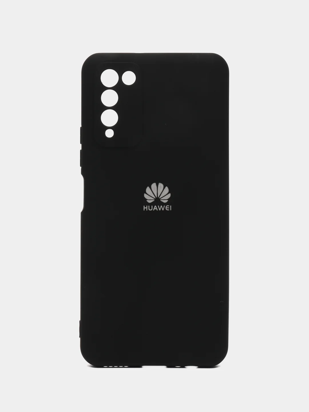Черный чехол Silicone Case для Honor 10X Lite