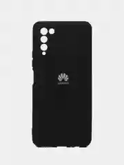 Черный чехол Silicone Case для Honor 10X Lite