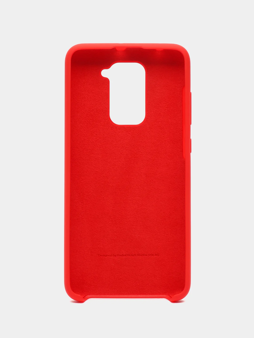 Красный чехол Silicone Case для Xiaomi Redmi Note 9