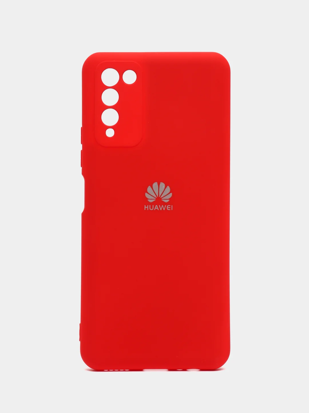 Красный чехол Silicone Case для Honor 10X Lite