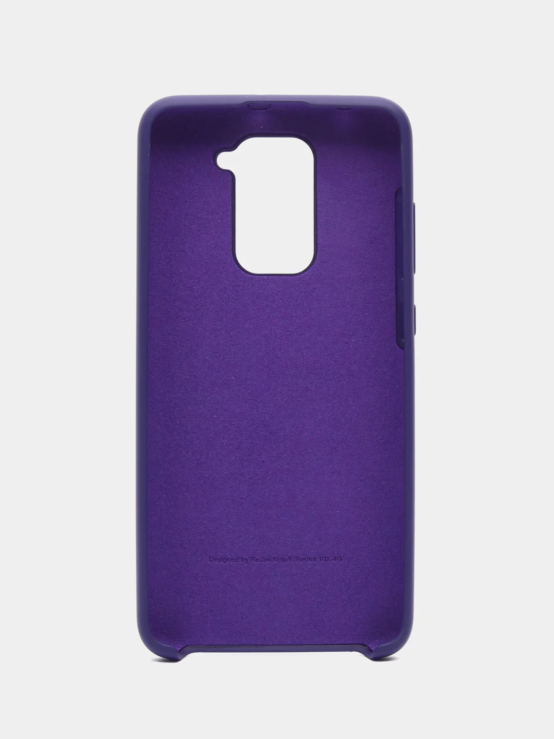 Фиолетовый чехол Silicone Case для Xiaomi Redmi Note 9