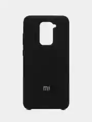 Черный чехол Silicone Case для Xiaomi Redmi Note 9