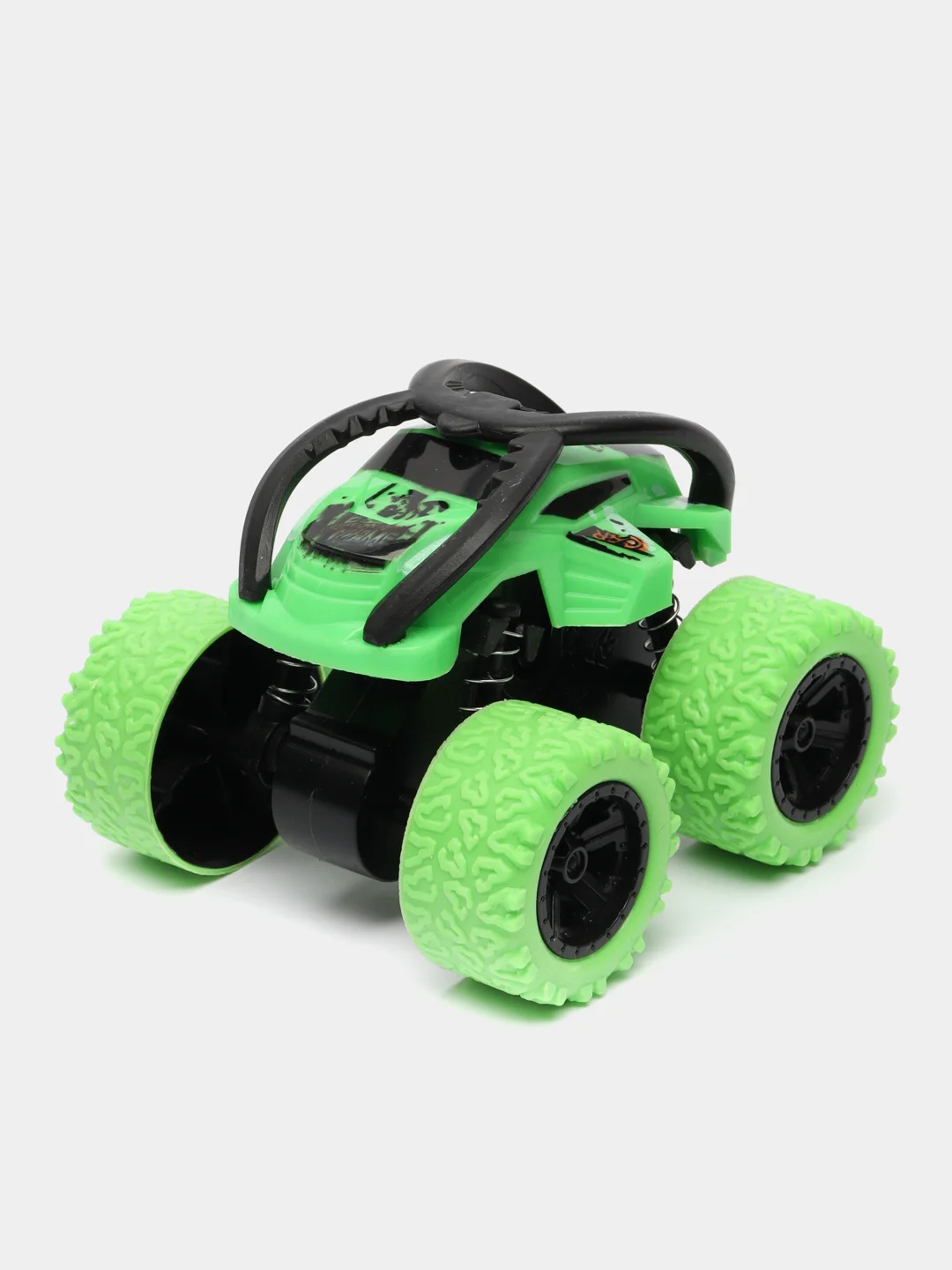 Зеленый машинка инерционная 4x4 Перевёртыш