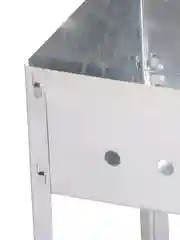 Мангал сборный "Эконом", сталь 0,4 мм, 40x25x40 см