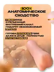 Мастурбатор мужской в форме вагины, реалистичный, для мужчин, имитация вагины