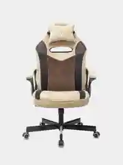 Бежевый компьютерное геймерское кресло Zombie VIKING 6 KNIGHT Fabric