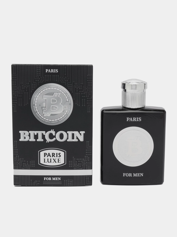 BITCOIN INTENSE PERFUME (РФ) черный (Т/В, БИТКОИН двойной парфюм, муж, 100 мл)