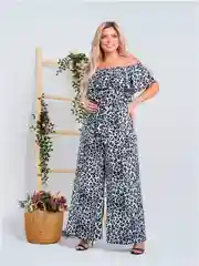 Черный комбинезон женский, большие размеры