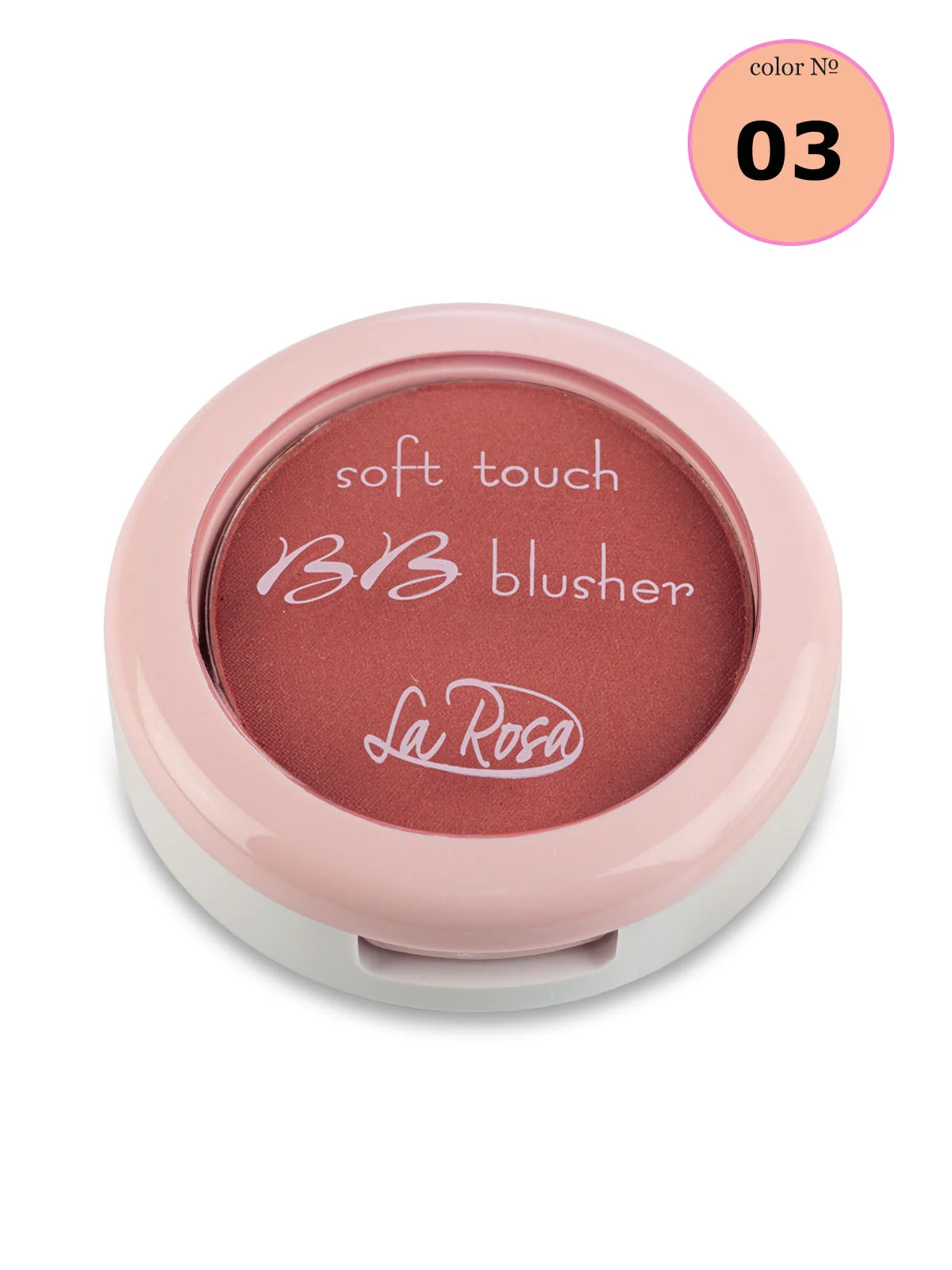 Коралловый меланж румяна однотонные BB Soft Touch