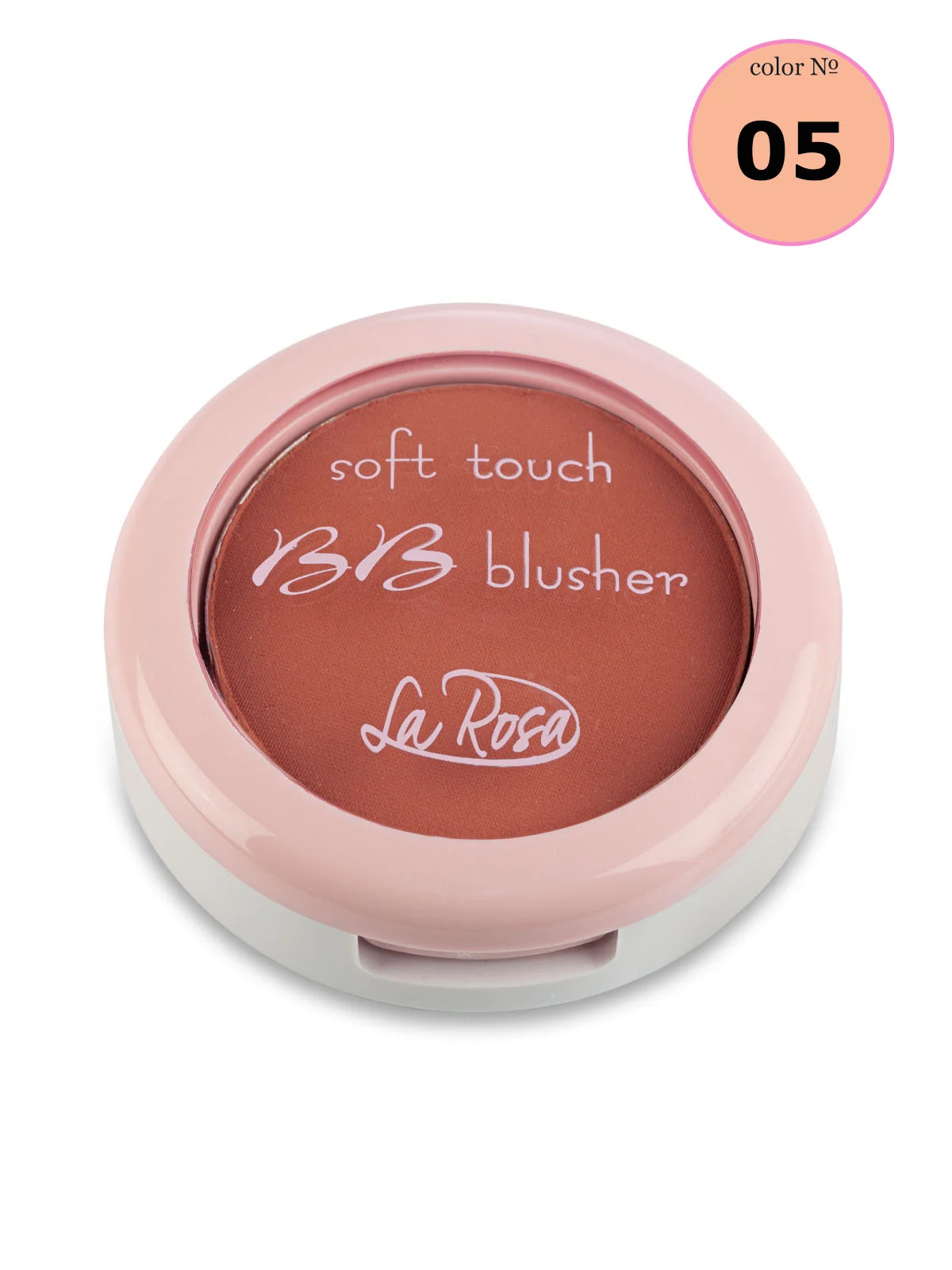 Коралловый меланж румяна однотонные BB Soft Touch