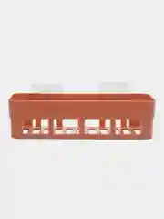 Коралловый меланж полка прямоугольная для ванной