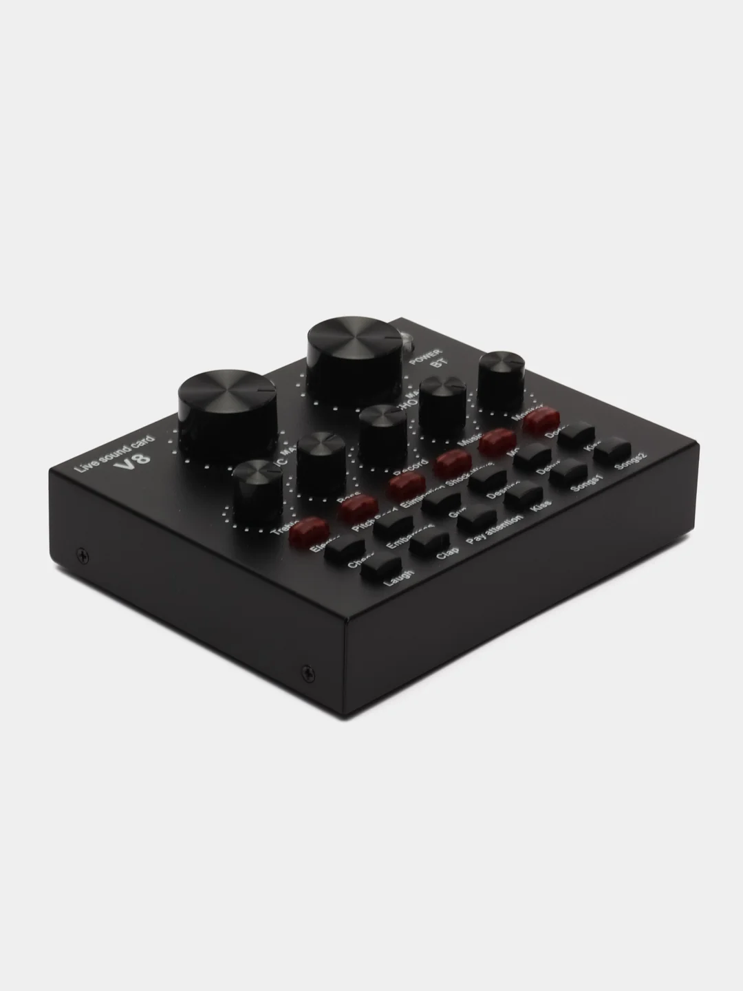 Внешняя звуковая карта V8 для микрофона, USB гарнитура блок, профессиональная аудиокарта