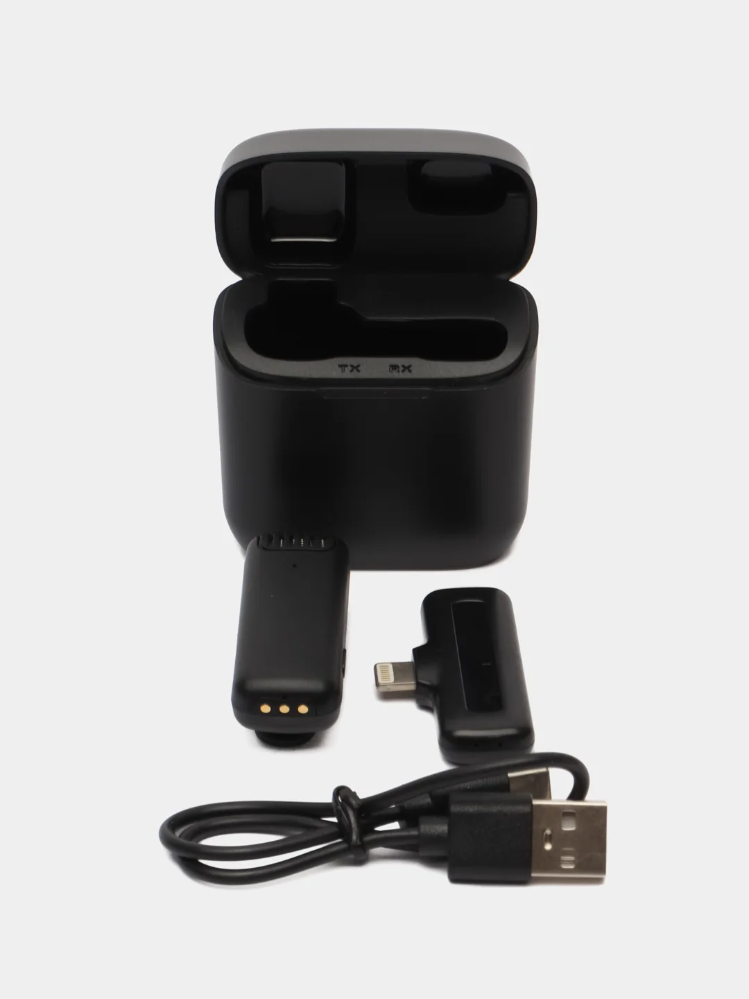 Беспроводной петличный микрофон, разъем 3.5 mm, Lightning, Type-C, для телефона, камеры