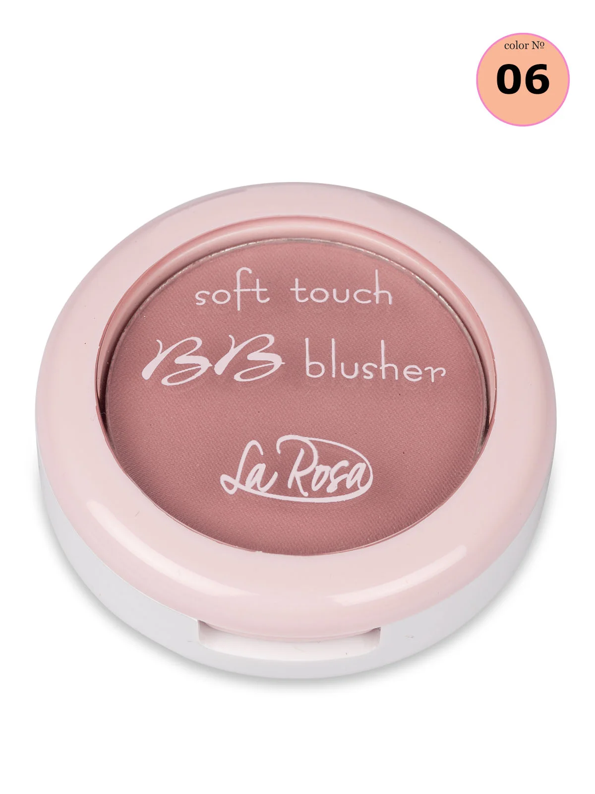 Розовый румяна однотонные BB Soft Touch
