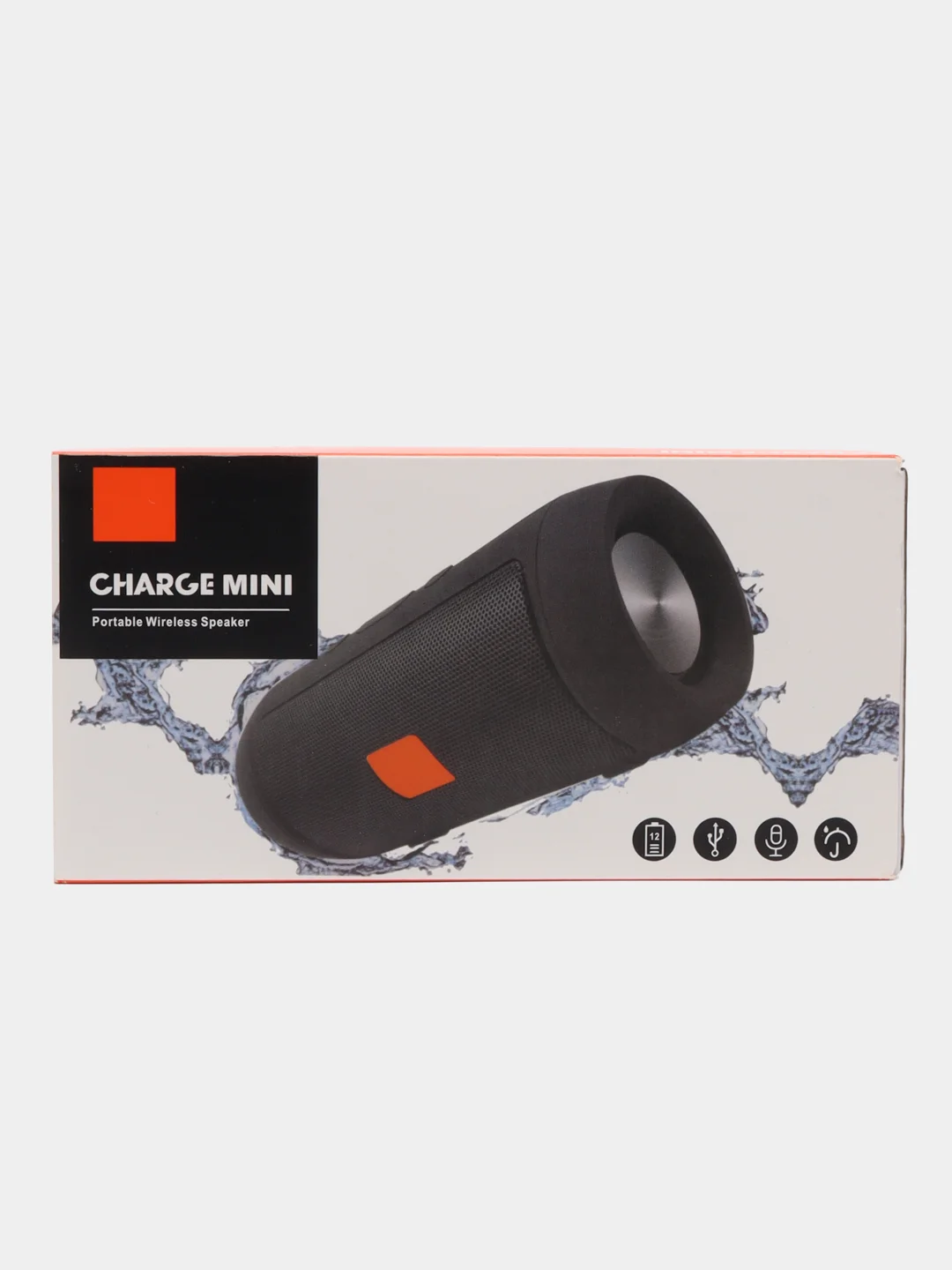 Синий беспроводная портативная колонка Bluetooth Charge Mini Plus, наклейки JBL, музыкальная
