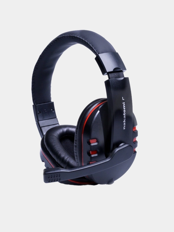 Наушники игровые с микрофоном Nakatomi HS-T50MV компьютерные