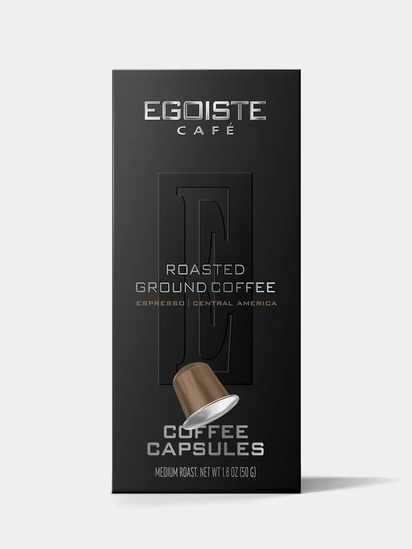 Кофе в капсулах молотый EGOISTE Espresso, 10 капсул по 5 г