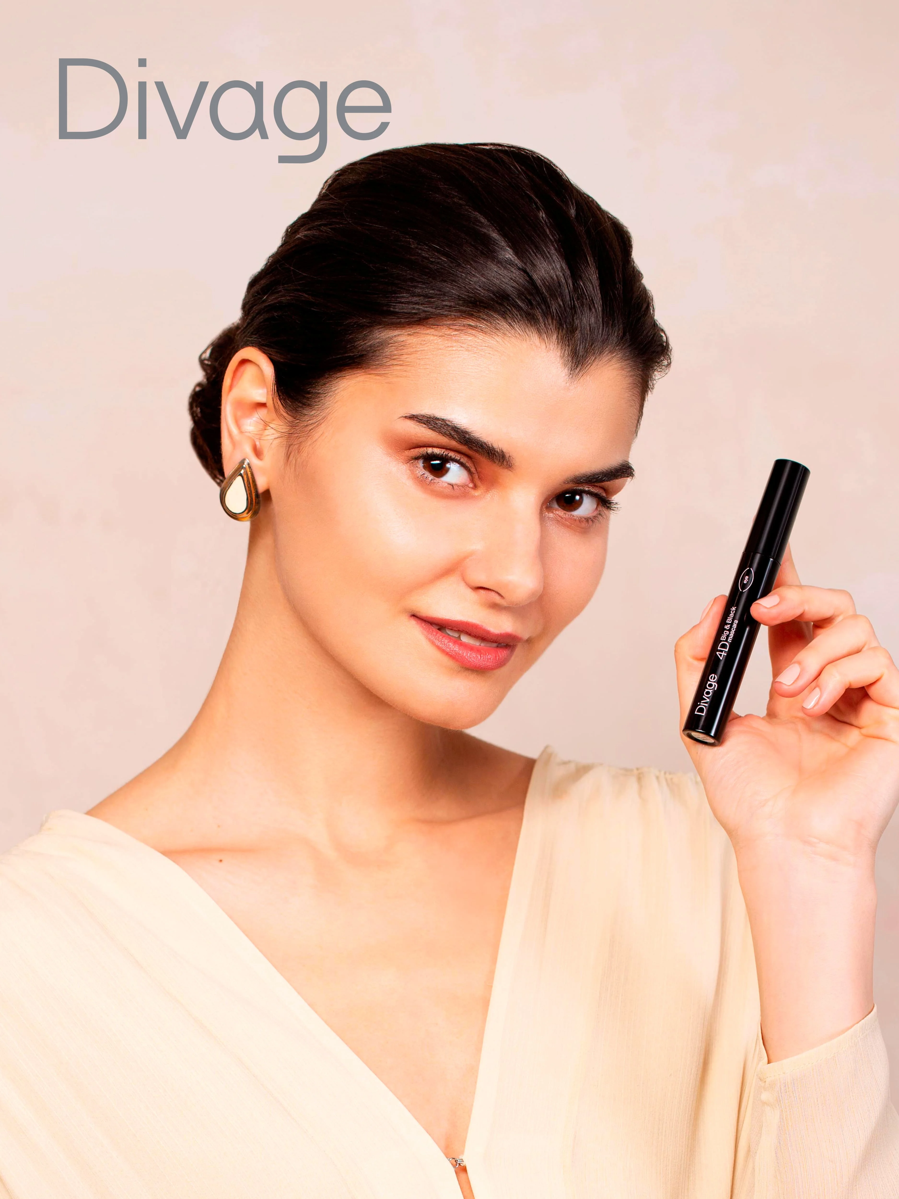 Тушь Для Ресниц Divage Mascara 4d Big&black