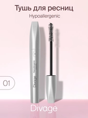 Тушь для ресниц Divage Mascara 90х60х90 Hypo, тон 01, черная