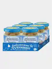 Фрикадельки Бабушкино Лукошко, из мяса цыплят в бульоне, с 12- ми месяцев, 6 штук по 100 г