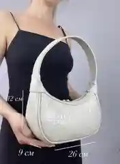 Молочный сумка baro из натуральной кожи