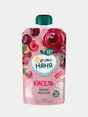 Кисель ФрутоНяня, из вишни и черешни, с 12 месяцев, 12 штук по 130 г