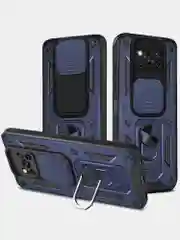 Красный чехол противоударный armors для Xiaomi Poco X3 и X3 Pro/Поко Х3 и Х3 Про с защитой камеры